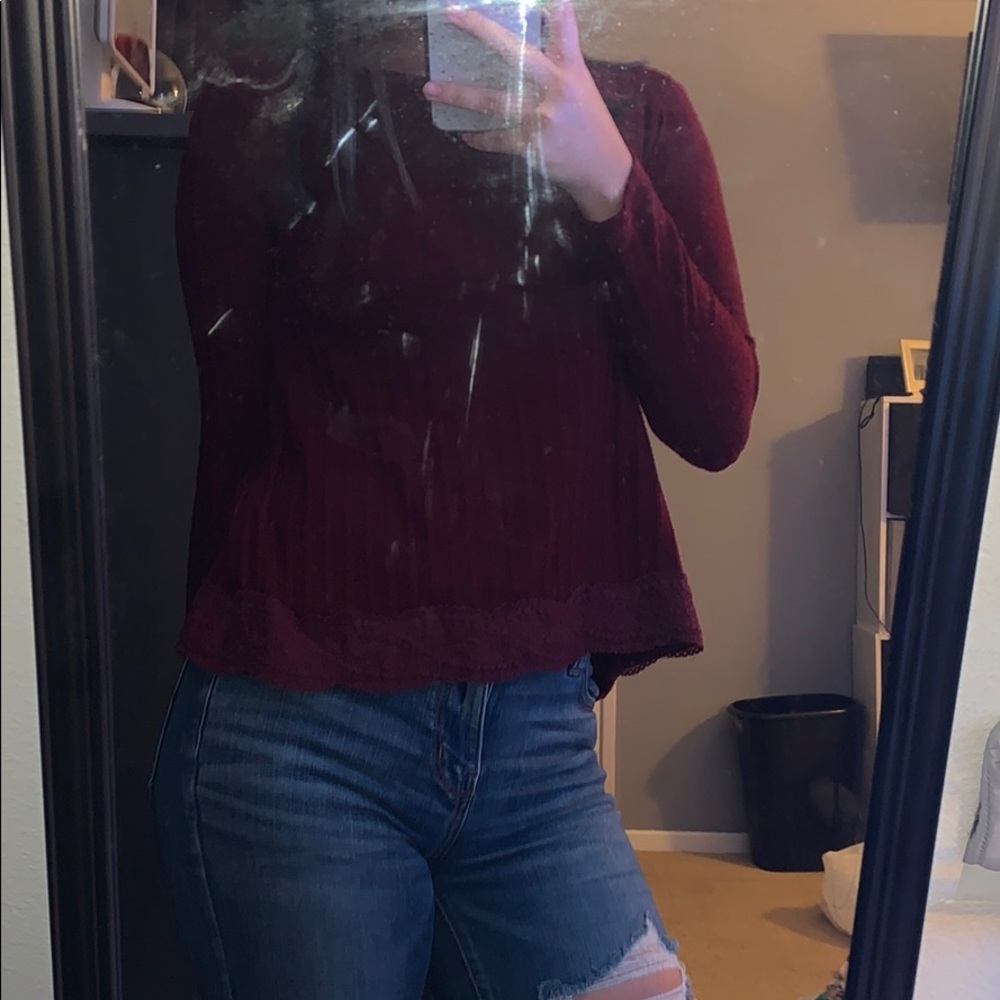 red long sleeve
